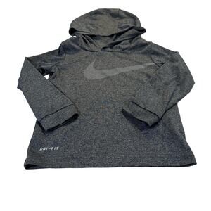 Nike Dri-Fit Toddler Boy 2T Grey Pullover with Hood